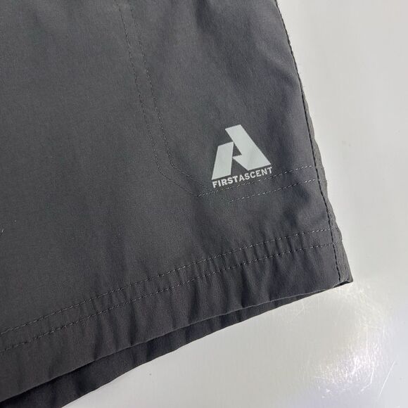 Eddie Bauer 18W x 6.5 First Ascent Hiking Shorts Gray Nylon Blend Outdoors - Picture 3 of 4